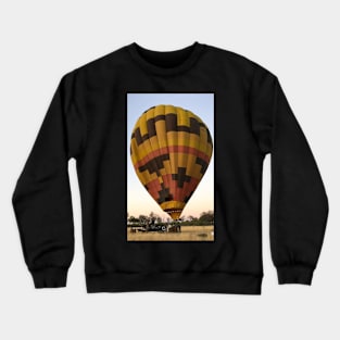 Early morning hot air balloon safari Crewneck Sweatshirt